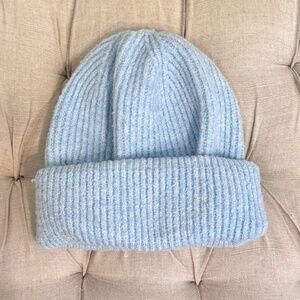 BABY BLUE BEANIE - Child Size 8"